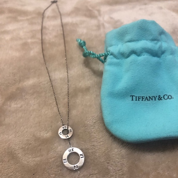 Tiffany Co 925 Atlas Lariat Pendant 
